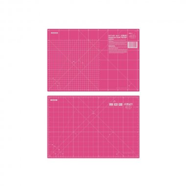 Řezací podložka pro patchwork 470x320x1,5mm pink
