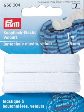 Guma dírková v blistru 15mm/1m bílá