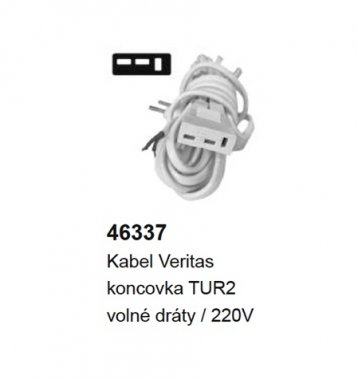 kabel k pedálu Veritas Tur 2 T bez koncovky