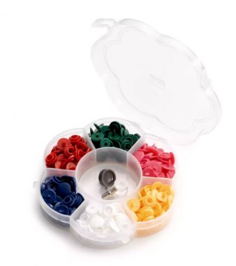 Ozdobné patentky 9 mm Color Spaps mini sada Prym Love