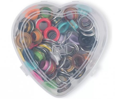 Průchodky 11 mm s podložkou, sada 11 barev Prym 542 621